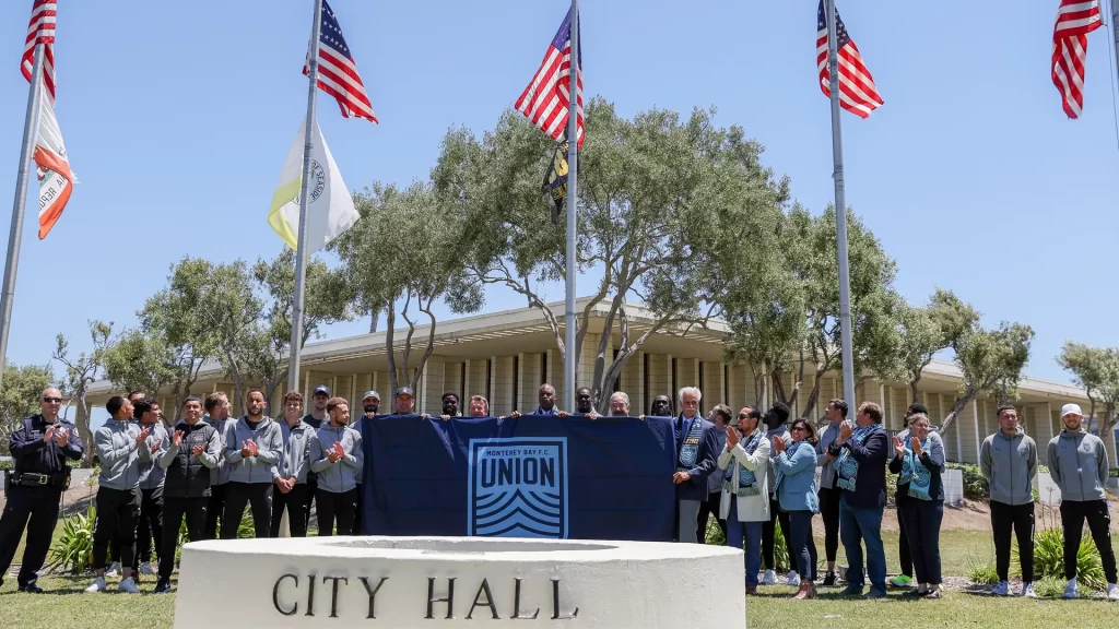 Monterey Bay FC at Seaside City Hall